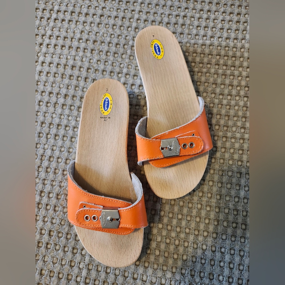 Dr. Scholl's Women Orange Sandals